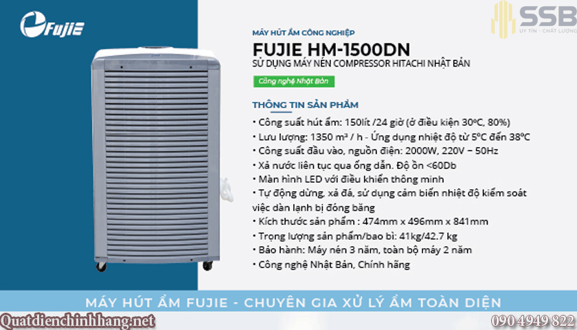 may hut am fujie hm-1500dn