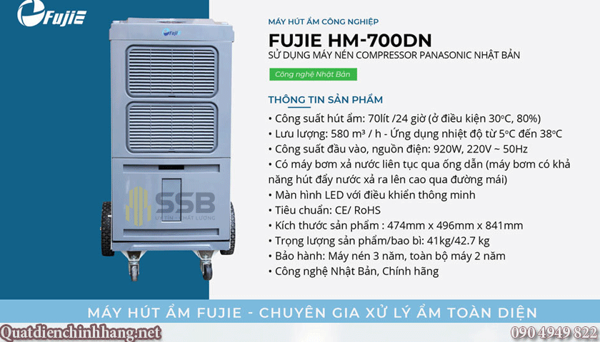 may-hut-am-fujie-hm-700dn